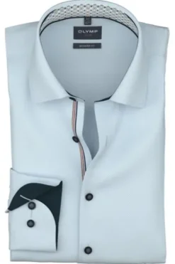 OLYMP Business Hemd Luxor bleu Modern Fit Langarm