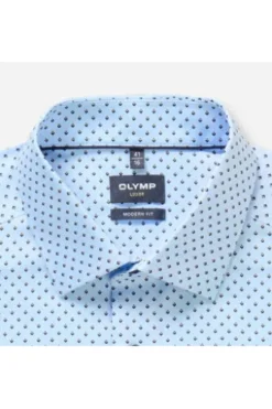 OLYMP Business Hemd Luxor hellblau Modern Fit Langarm