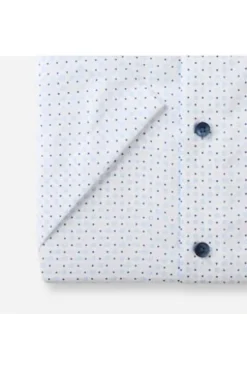 OLYMP Business Hemd Luxor rose geblümt Modern Fit Kurzarm