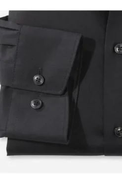 OLYMP Business Hemd Luxor schwarz Modern Fit Langarm
