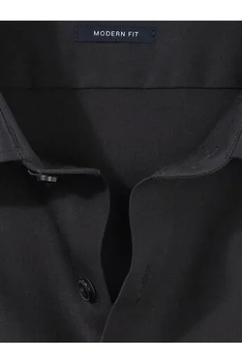 OLYMP Business Hemd Luxor schwarz Modern Fit Langarm