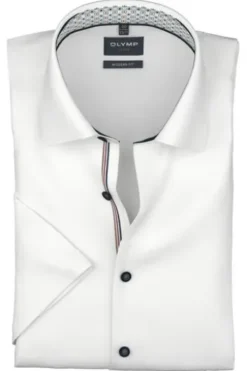 OLYMP Business Hemd Luxor weiss Modern Fit Kurzarm