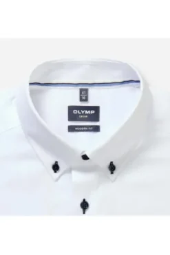 OLYMP Business Hemd Luxor weiss Modern Fit Langarm