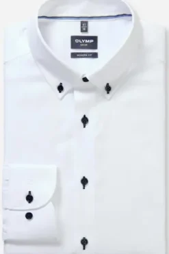 OLYMP Business Hemd Luxor weiss Modern Fit Langarm