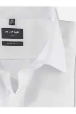 OLYMP Business Hemd Luxor weiss Modern Fit Langarm