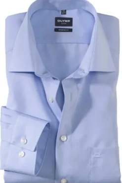 OLYMP Luxor City Hemd uni 1/1 MF bleu