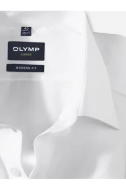 OLYMP Luxor City Hemd uni 1/1 MF weiß
