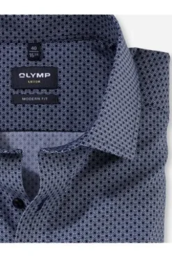OLYMP Luxor Freizeit-Hemd langarm marine