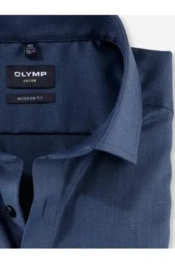 OLYMP Luxor He.-Krawatte rauchblau