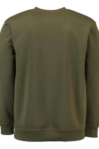 ORBIS Rundhals-Pullover oliv