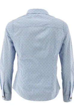 OS TRACHTEN Bluse blau kariert