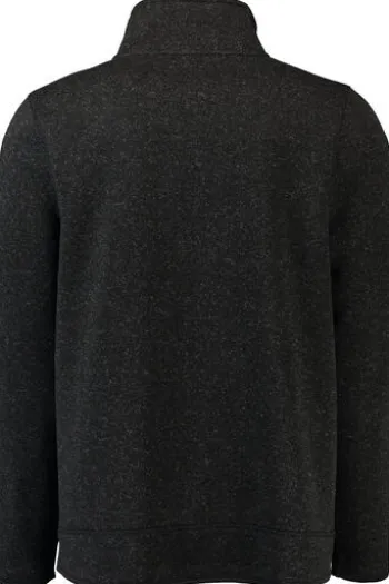 OS TRACHTEN Fleece-Jacke anthrazit meliert