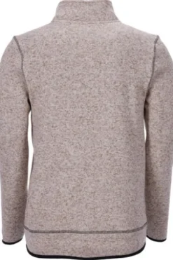 OS TRACHTEN Fleece-Jacke beige meliert