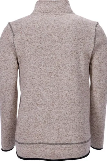OS TRACHTEN Fleece-Jacke beige meliert