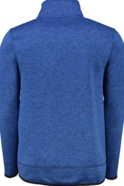 OS TRACHTEN Fleece-Jacke blau meliert