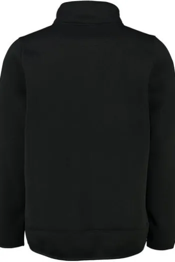 OS TRACHTEN Fleece-Jacke schwarz meliert