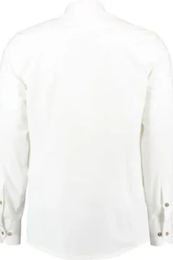 OS TRACHTEN Hemd weiss Slim Fit Langarm