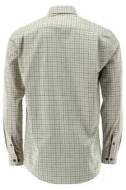 OS TRACHTEN Jagd Karo Hemd Beige kariert Regular Fit Langarm