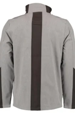 OS TRACHTEN Softshell-Jacke grau zweifarbig