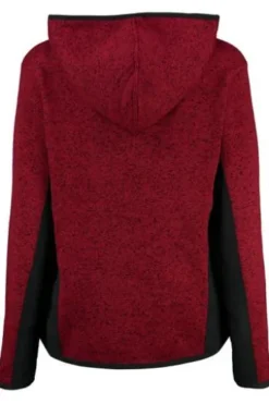 OS TRACHTEN Strickfleece-Jacke rot