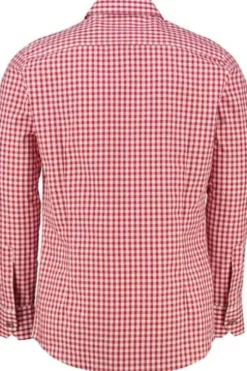 OS TRACHTEN Trachtenhemd rot kariert Slim Fit Neu