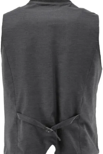 OS TRACHTEN Weste anthrazit gemustert Slim Fit