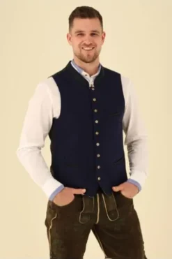 OS TRACHTEN Weste blau