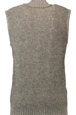 OS TRACHTEN Zopf-Strickweste braun