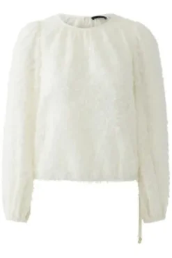 OUI Bluse whitecap grey