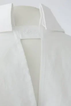 OUI Bluse white Langarm