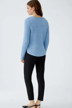 OUI Pullover NAOLIN blue white