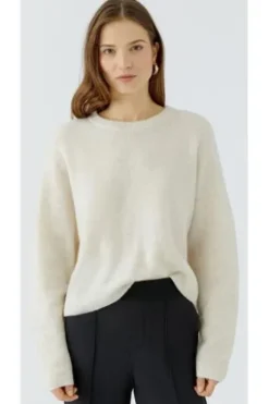 OUI Pullover Nila offwhite