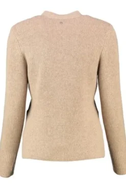 OUI Strickjacke beigemelange