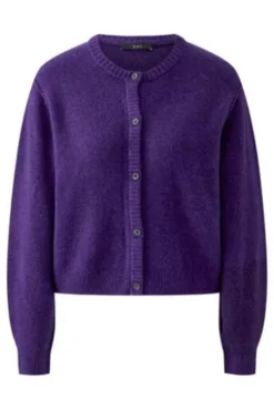 OUI Strickjacke Ilaya ultra violett