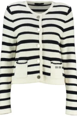 OUI Strickjacke natur