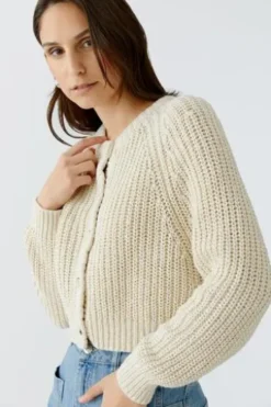 OUI Strickjacke whitecap grey