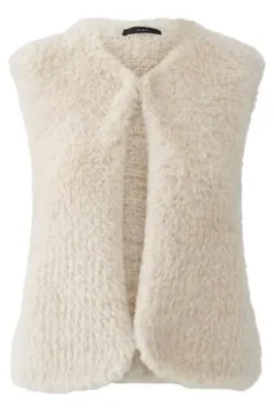 OUI Strickweste whitecap gray