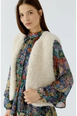 OUI Strickweste whitecap gray