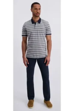 PIERRE CARDIN Five-Pocket-Hose PC Lyon blau Tapered Fit