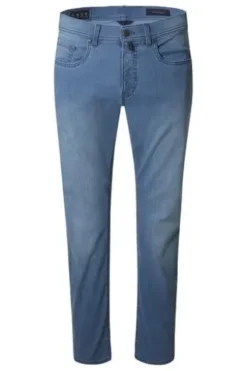 PIERRE CARDIN Five-Pocket-Hose PC Lyon light blue used Tapered Fit
