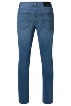 PIERRE CARDIN Five-Pocket-Jeans Dijon light blue used buffies Relaxed Fit