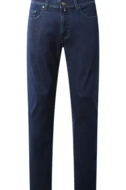 PIERRE CARDIN Five-Pocket-Jeans Lyon dark blue stonewash