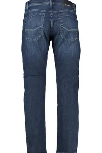 PIERRE CARDIN Five-Pocket-Jeans Lyon dark blue used Tapared fit