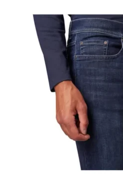 PIERRE CARDIN Five-Pocket-Jeans Lyon dark blue used Tapared fit