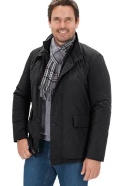 PIERRE CARDIN Jacke schwarz Futureflex wasserabweisend