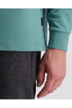 PIERRE CARDIN Langarm Polo-Shirt sagebrush green Modern Fit