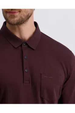 PIERRE CARDIN Langarm Polo-Shirt winetasting Modern Fit