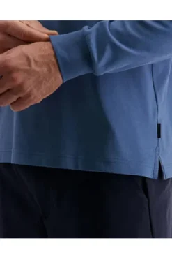 PIERRE CARDIN Langarm Polo-Shirt bering sea Modern Fit