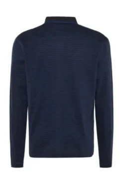 PIERRE CARDIN Langarm Polo-Shirt salute gestreift