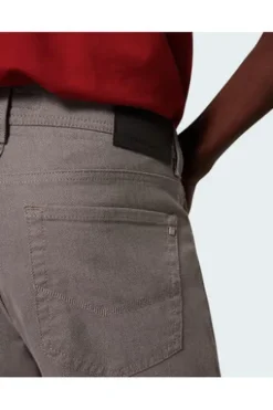PIERRE CARDIN Light-Baumwoll-Hose Lyon grau Lyon Tapered